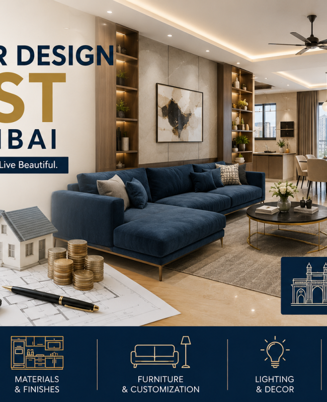 Home Interior Design Cost in Mumbai