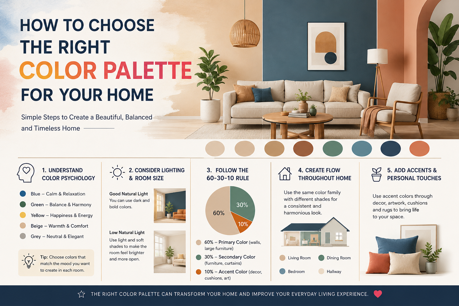 How to choose the right color palette